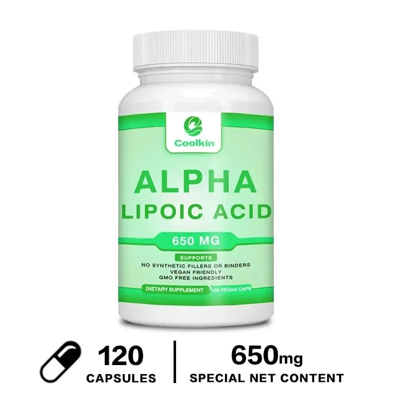 Alfa Lipoik Asit - Sinir Sağlığı Dolaşımı için Beyin Fonksiyonu Biliş Desteği Antioksidan Besin Takviyesi — image 9