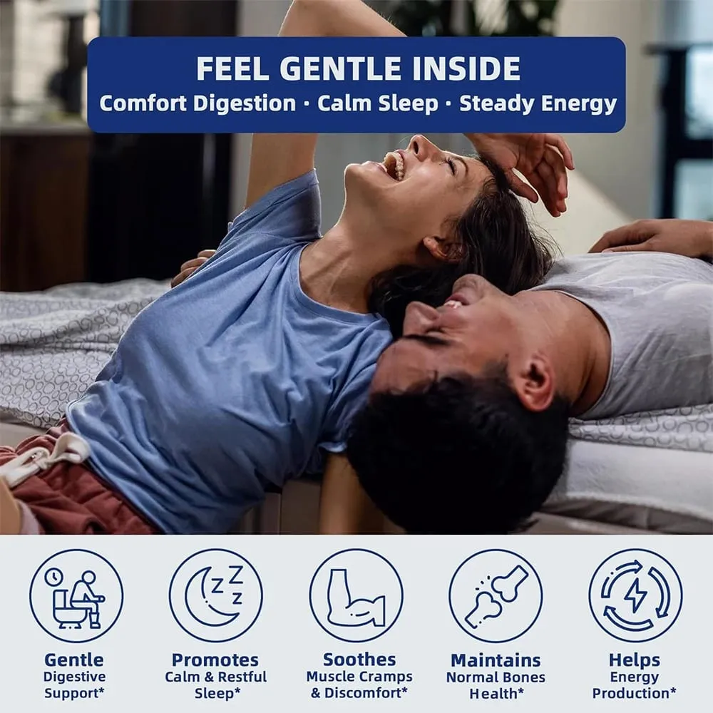 Capsule di citrato di magnesio 1000 mg Integratore ad alto assorbimento - Supporto per i muscoli del sonno e il cuore Vegano non OGM — image 6