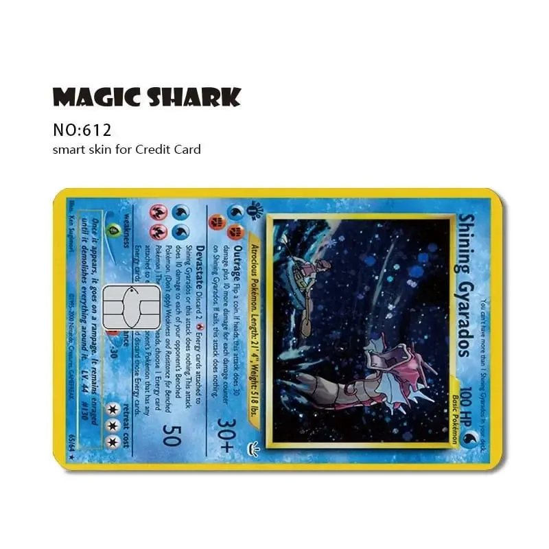 2025 New Pokemons Charizard Blastoise Bulbasaur Eevee Metwo Sticker Film Skin Cover for Credit Debit Card — image 14