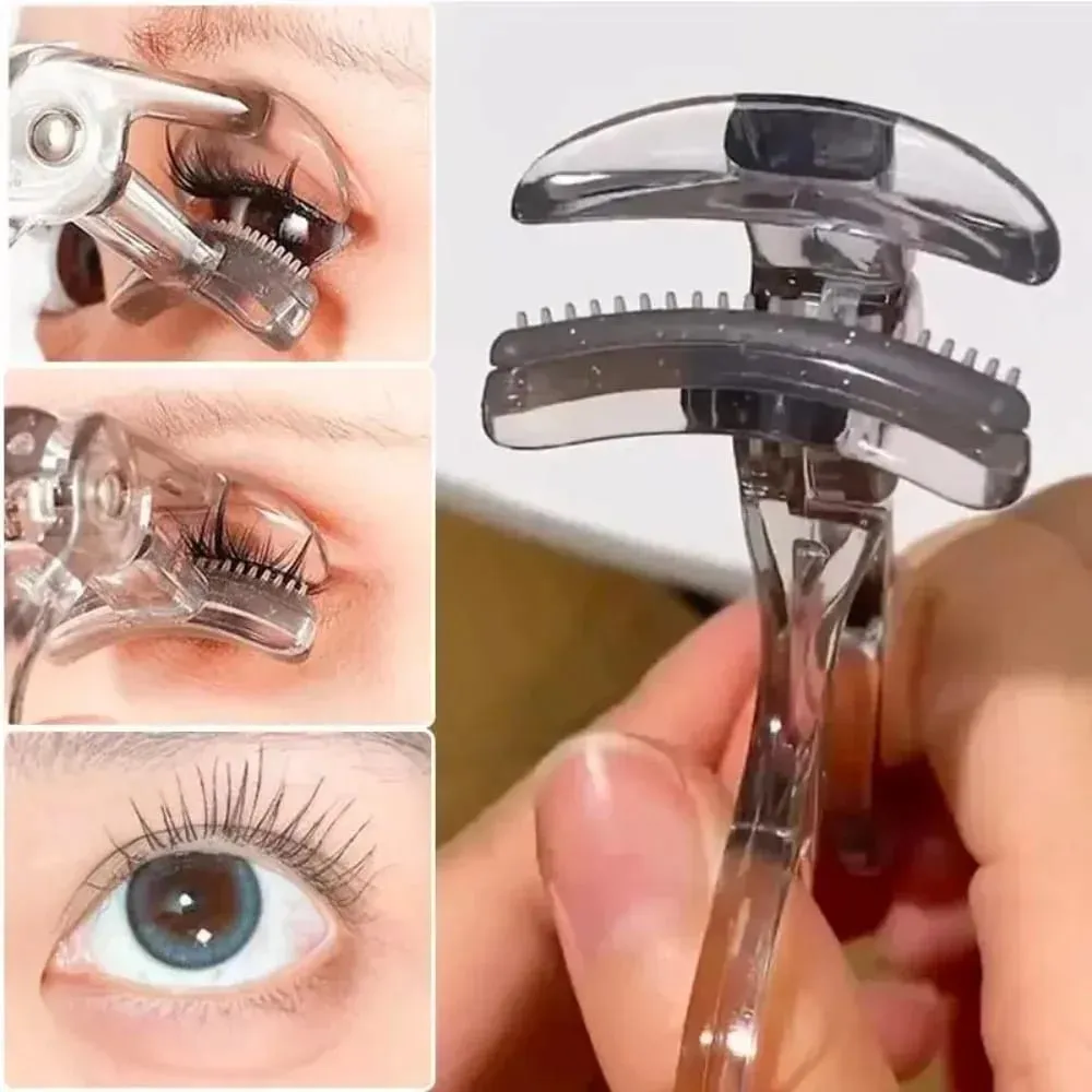 Taraklı Çift Tip Kirpik Kıvırıcı – Geniş ve Kısmi Klip Seçenekleri Suya Dayanıklı Uzun Ömürlü Doğal Kıvırma Unisex Sertifikalı — image 1