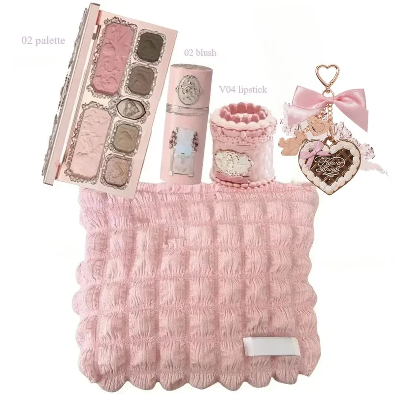 Flower Knows ALL IN ONE Makeup Kit Kompletní sada profesionálních obličejových paletek s očními stíny na rty s tuhými parfémy — image 8