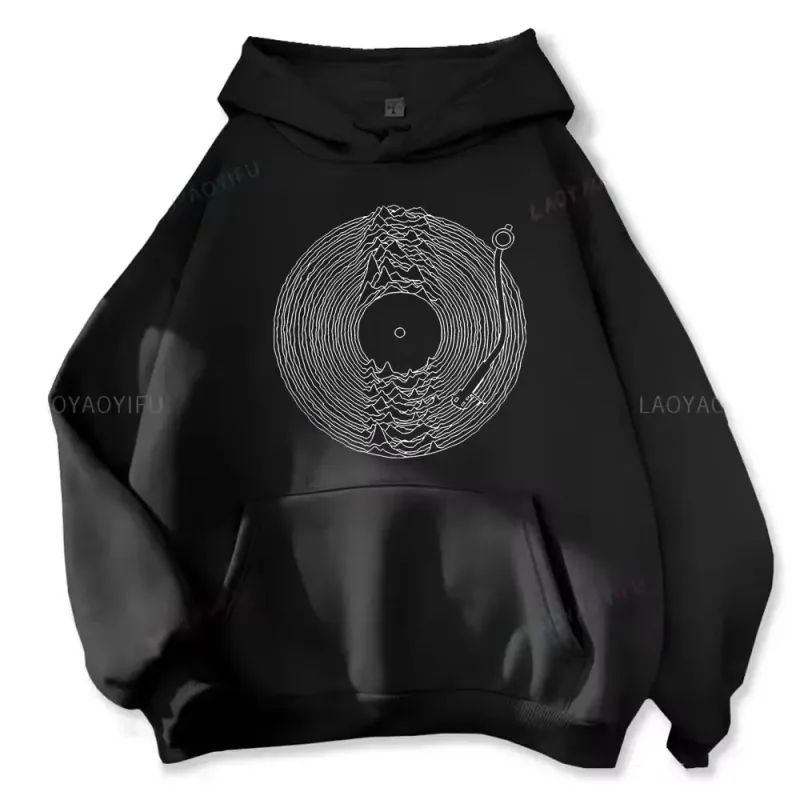 Joy Division Unknown Pleasures เสื้อกันหนาวผู้ชายใหม่ใน Hoodies & Sweatshirts ฤดูใบไม้ผลิและฤดูใบไม้ร่วงแขนยาว Hoodies Y2k เสื้อผ้า — image 4