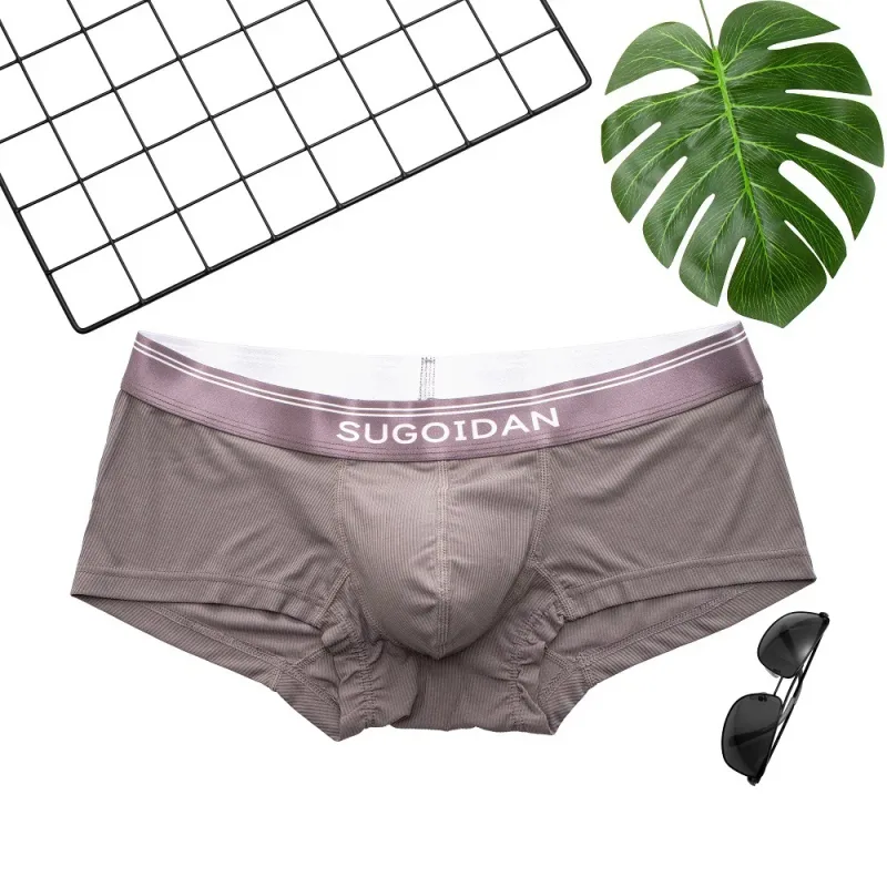 Threaded Modal Men's Pants Sexy Comfortable Pants Low Waist Sports Pants