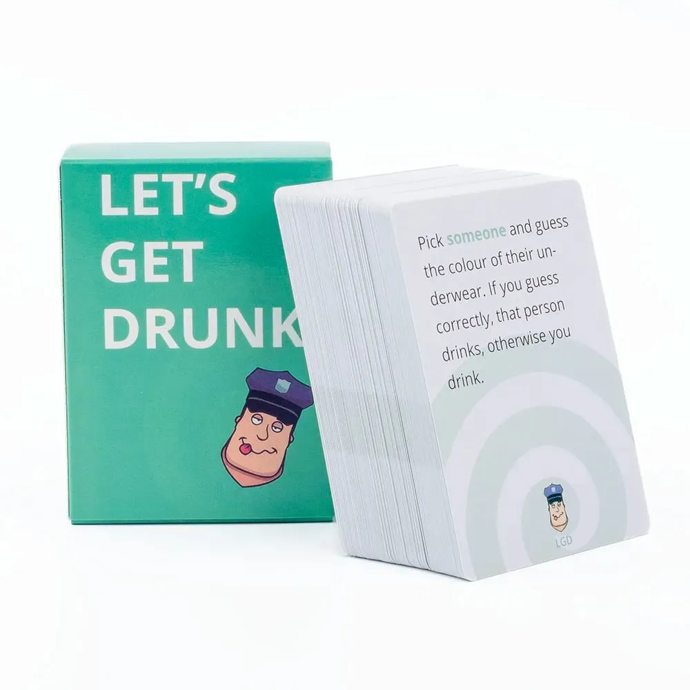 88 τεμ. Let's Get Drink Drinking Card Game in Box Αγγλική έκδοση για πάρτι Borad Games 8,8x6,3 cm — image 2