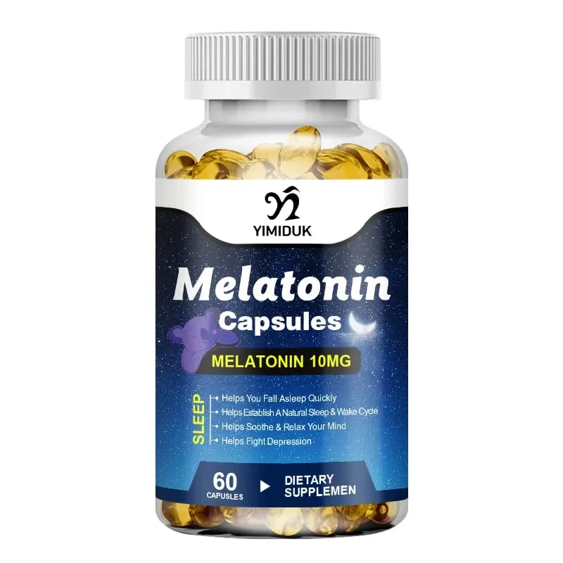 Melatonina 10mg Integratore alimentare per il sonno No Habit Sonno profondo Contiene melatonina - Sonno sano - 120 Capsule — image 9