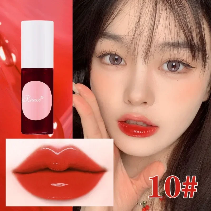 10 Color Lip Tint Stain Cheek Tint Moisturizing Liquid Lipstick Long-lasting Waterproof High Pigment Lipgloss Rouge Water Makeup — image 16