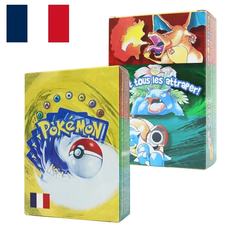 151 ชิ้น 1996 first generation Pokémon การ์ด Charizard Pikachu Mewtwo Blastoise เกมส์สะสมการ์ดของเล่นเวอร์ชันภาษาอังกฤษภาษาฝรั่งเศสคำ — image 8