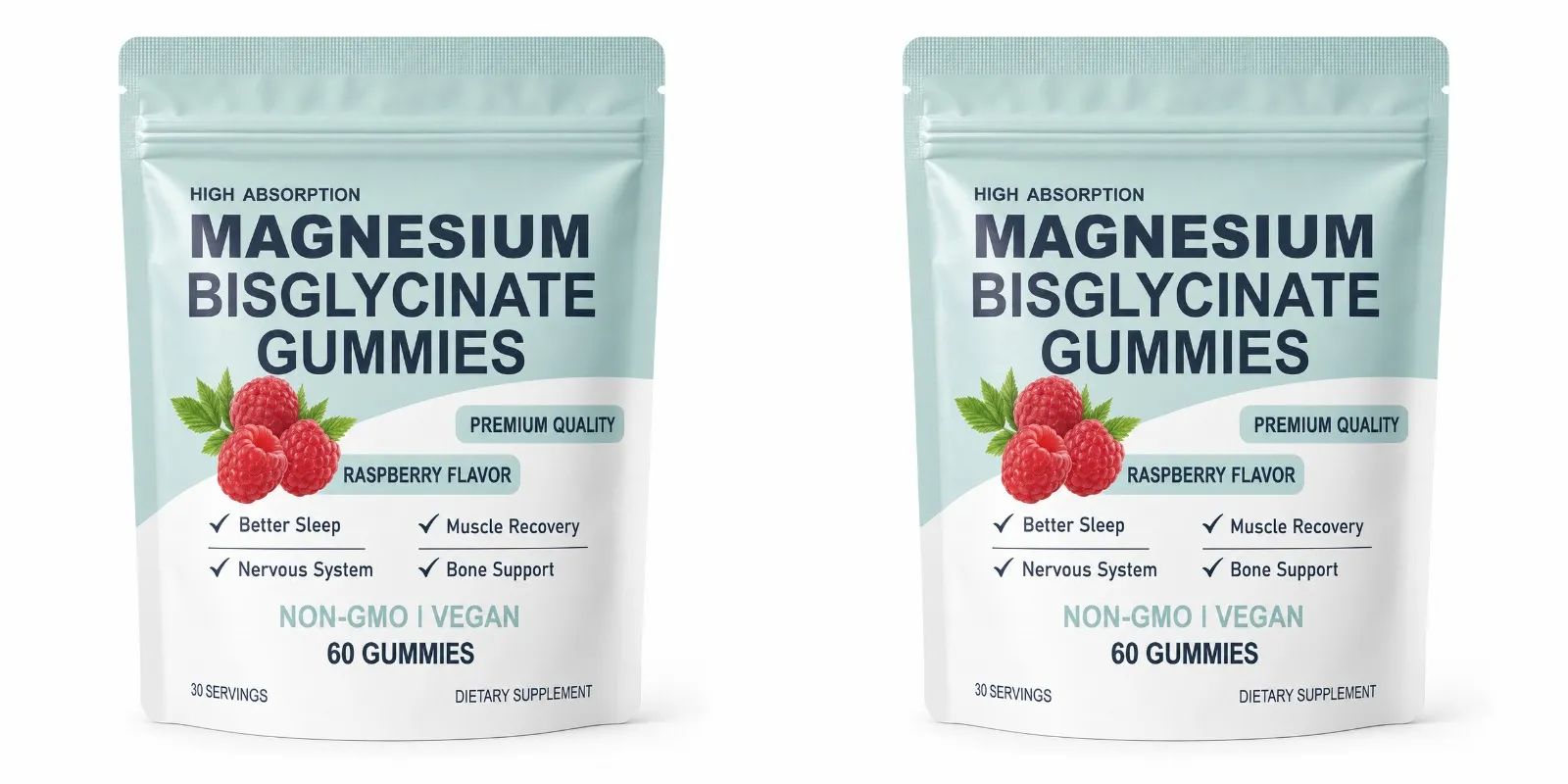 Caramelle gommose al bisglicinato di magnesio per adulti 400 mg ad alto assorbimento per il sonno Salute del sistema nervoso Recupero muscolare Salute delle ossa 60 ct — image 8