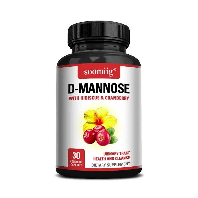 D-Mannose with Hibiscus & Cranbrry Supplement Support Urinary Tract Bladder Health and Reduce Urinary Tract Infections Non-GMO — image 8