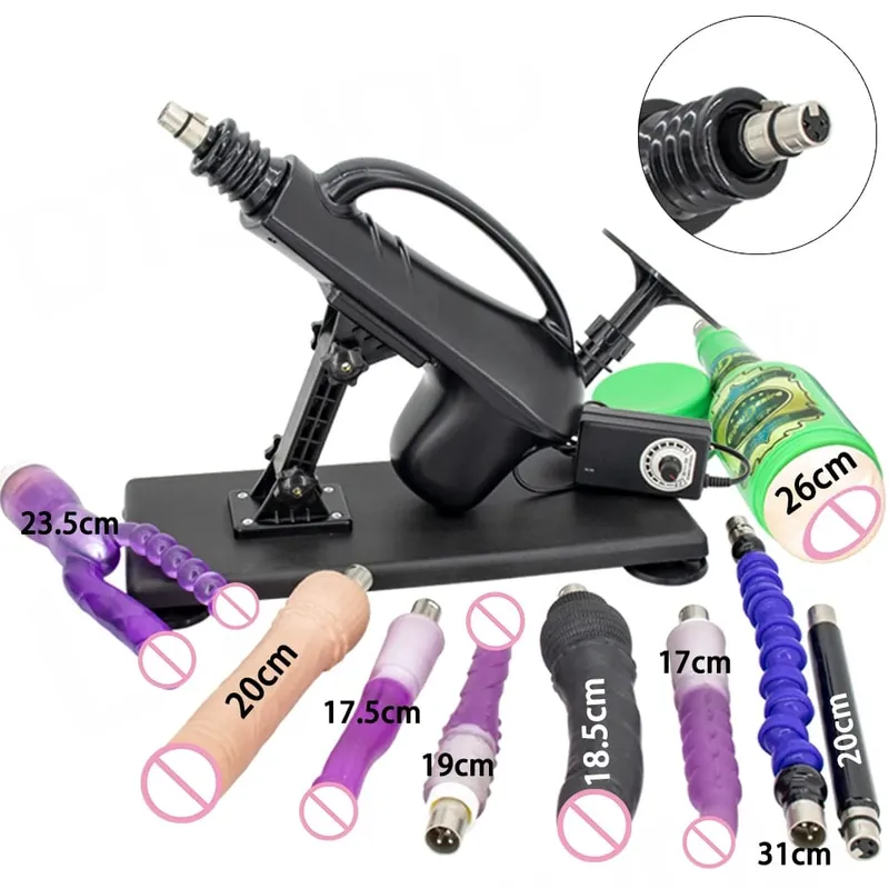 Macchina sessuale automatica 3XLR Accessori per vibratori Masturbazione femminile Pistola per massaggio Giocattoli del sesso per uomini Coppie Prodotti per adulti