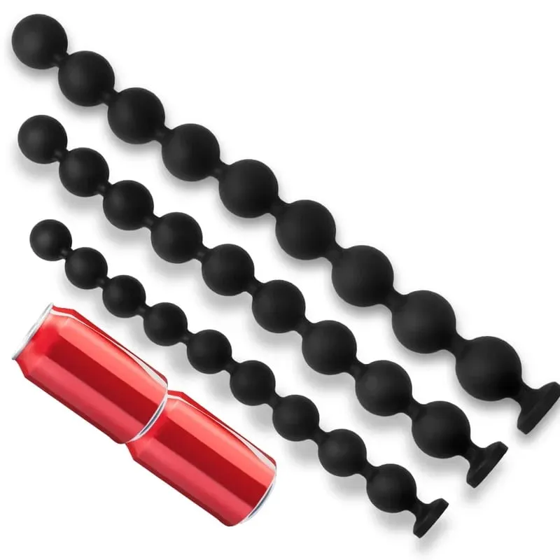 Perles anales en Silicone dilatateur énormes boules d'annales cul Anus mais Plug Anal Plug Anal Buttplug Analsex Long jouets sexuels anaux pour hommes femmes — image 4