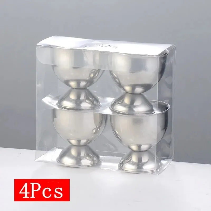 4 pezzi portauova sode in acciaio inossidabile supporto per rack portauova cucina colazione portautensili da cucina portautensili da cucina gadget da cucina — image 8