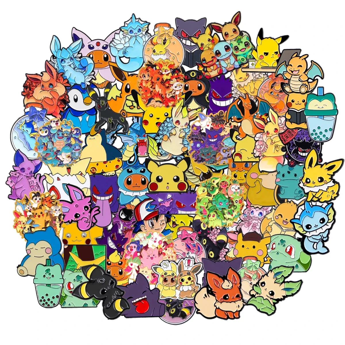 20/30/50/100pcs Random Mix Wholesale Game Enamel Pins Set Brooches Badges Collection Gifts Cosplay Accessories — image 3