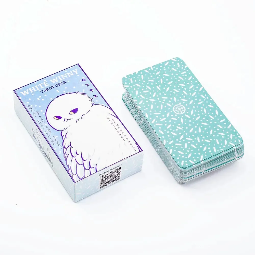 White Winny Tarot English Edition 80 Kart Destesi ile PDF Kılavuz Kitabı Yeni Başlayanlar İçin Kader Kehanet Kartları Masa Oyunları — image 6