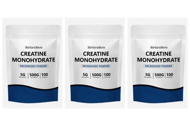 NutureNova Kreatin Monohidrat Tozu Mikronize Spor Salonu Vücut Geliştirme Antrenmanı Fitness için Malzeme 100 Porsiyon 500g Net Ağırlık — image 9