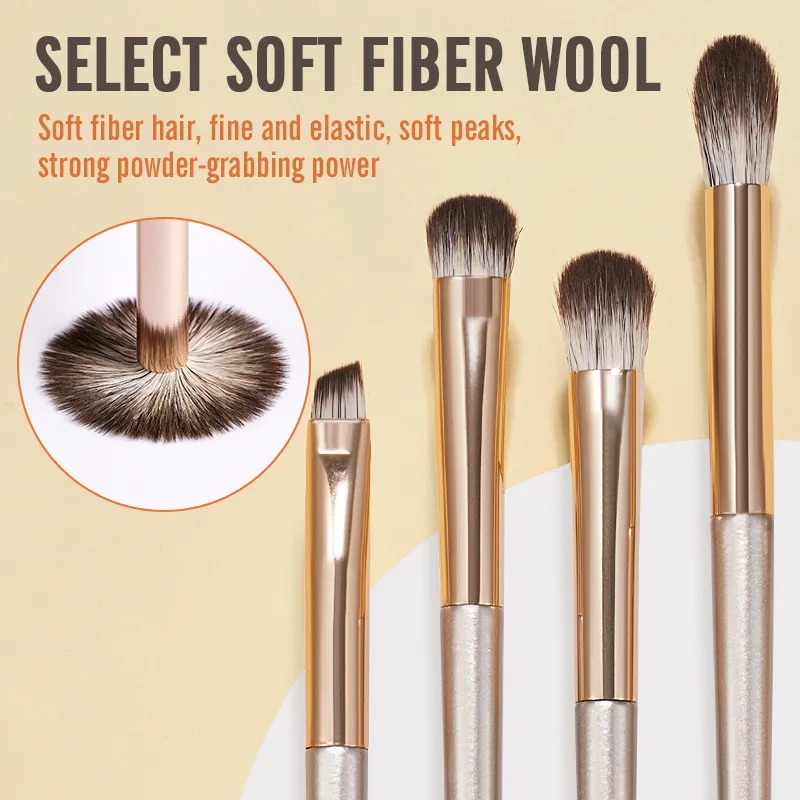 8-teiliges Make-up-Pinsel-Set für Lidschatten, Damen, Kosmetikpinsel, Lidschatten, Rouge, Schönheit, weiche Make-up-Werkzeuge, Tasche — image 3