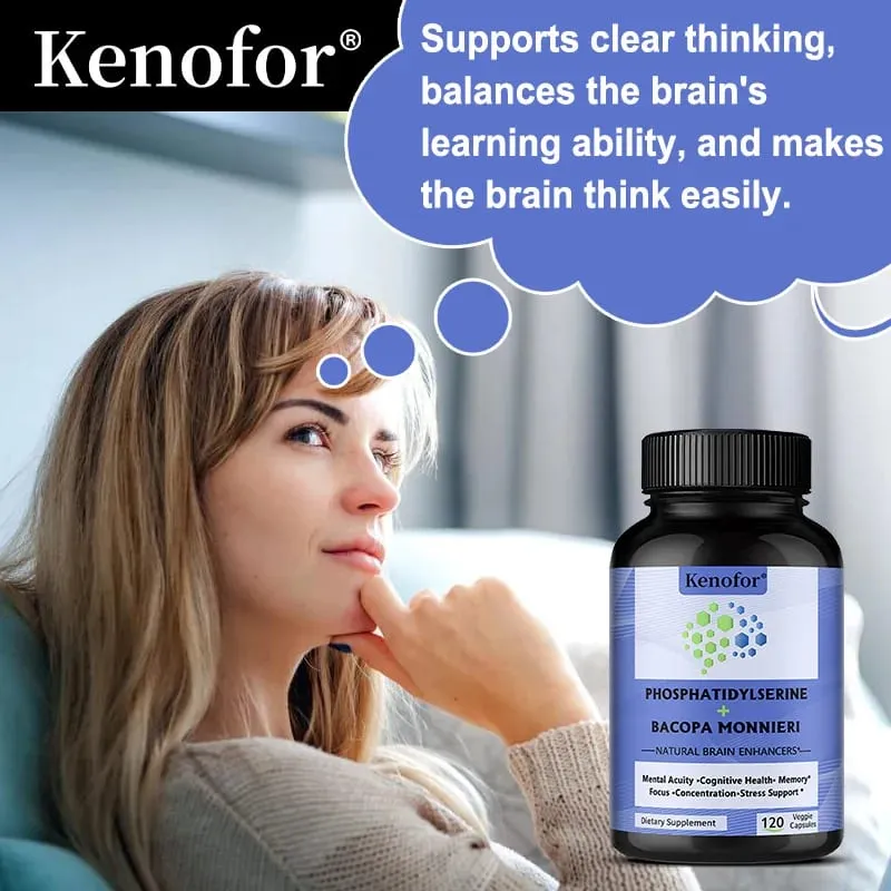 Bổ Sung Phosphatidylserine Cùng Bacopa Monnieri Bổ Não Hỗ Trợ Tư Duy Khỏe Mạnh Trí Nhớ Sáng Tạo — image 3