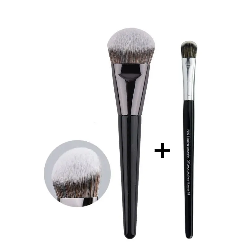 Professionel Foundation Brush 47 Broom Head Liquid Foundation Shadow Concealer Børster Kvinder Ansigtsbase Makeup Skønhedsværktøj — image 11