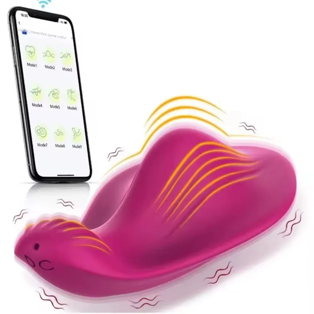 Vibrador de controle bluetooth vestível para mulheres, controle remoto, ponto g, estimulador de clitóris, massageador vaginal, brinquedo sexual para mulheres, casal — image 1