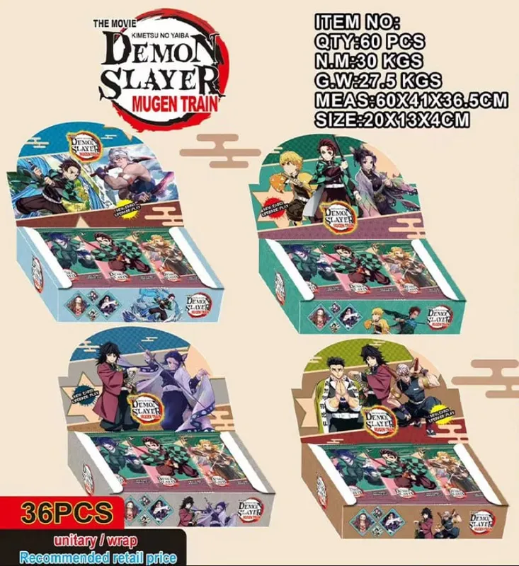 ใหม่Original Demon Slayerการ์ดInfiniteรถไฟSSPการ์ดเพชรRare Card Tanjirou Kamado Nezukoคอลเลกชันตัวละครการ์ด — image 10