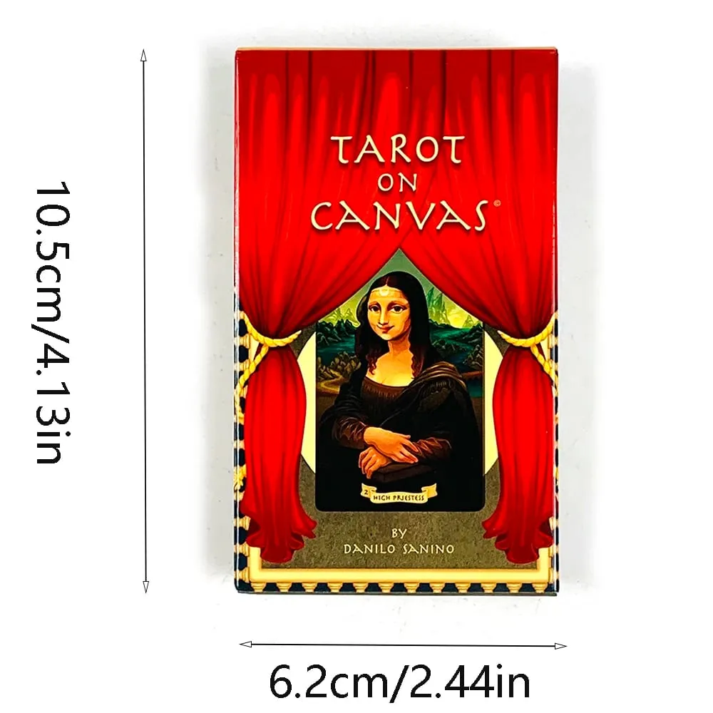 Tarot auf Leinwand, Kartenspiel, 78 klassische Renaissance-Meisterwerke, Ölgemälde, Tarot-Deck, Schicksals-Wahrsagerei, Tarotkarten für Sammler — image 6