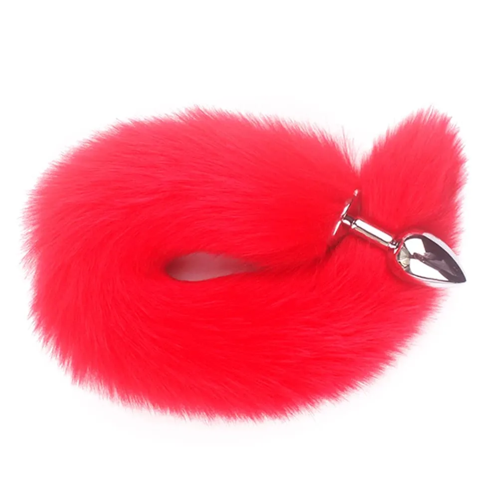 Sexy Fox Tail Anal Plug Erotic Accessory Stainles Steel Anal Plug For Women Adult Sex Toys Butt Plug Cosplay Couples Adult Games — image 3