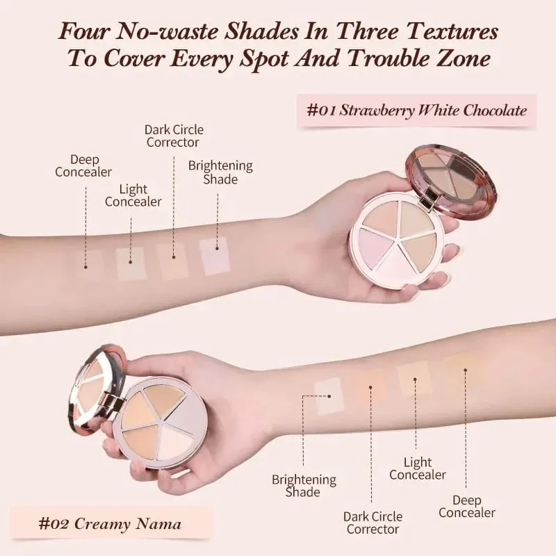 Flower Knows แต่งหน้าชุด Swan Ballet คอนซีลเลอร์ Palette นูน Blusher Shine ลิปสติกชุดพร้อมกระเป๋า THE SWEETIE BEAR Bunny Garden — image 5