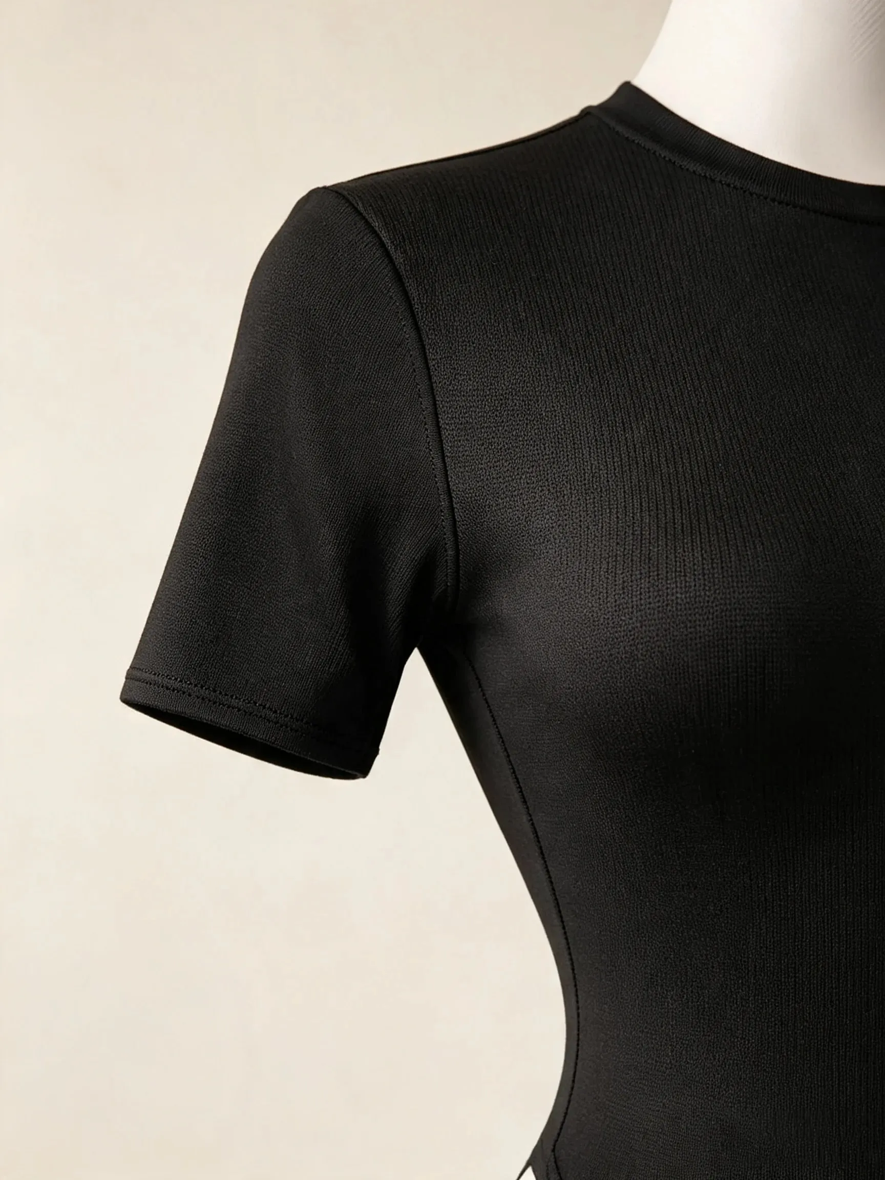 Kvinnors högkvalitativ rygglös bodysuit Basic enfärgad Underkläder med bekväm passform — image 6