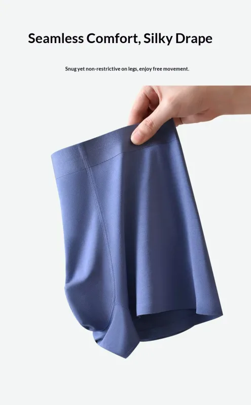 กางเกงในชายไม่มีรอยต่อ Modal-Feel กางเกงบ็อกเซอร์ชาย Breathable Antibiotic Crotch กางเกงขาสั้นผู้ชายผู้ชายชุดชั้นในกางเกงขาสั้น — image 18