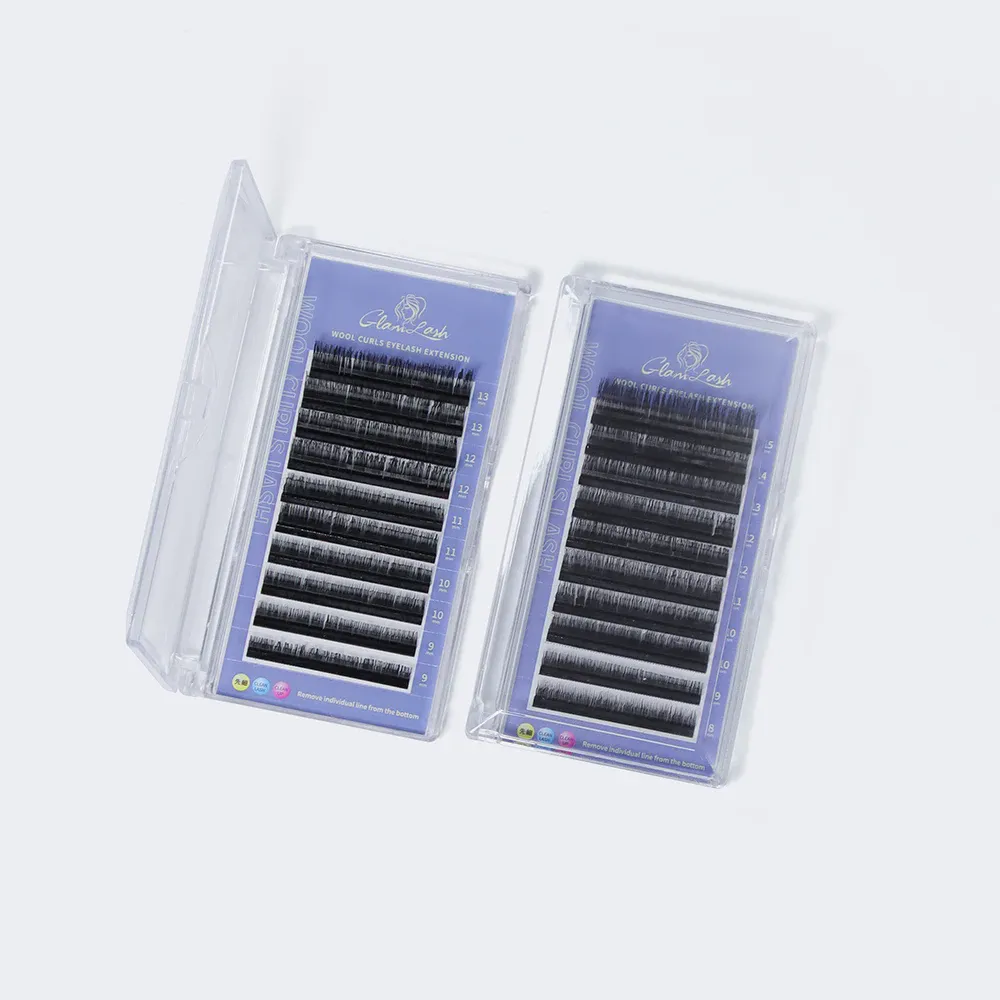 3D CURLY ขนสัตว์ขนตา Curl CAT EYE ขนตาหนาหนา Fasle ขนตาธรรมชาติยาว Handmade Eye Lashes EXTENSION