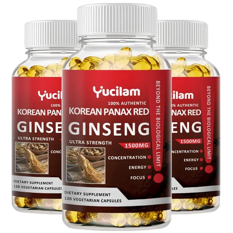 Korean Red Ginseng 1500 mg - Energy Supplement for Peak Performance Focus & Vitality - High Potency Ginseng Root Extract — image 8
