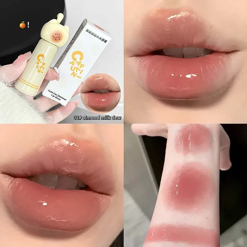 ลิปกลอส Cute Cat - ลิปกลอสที่ให้ความชุ่มชื้นเรียบเนียนและติดทนนาน - 4 เฉดสี ง่ายต่อการทา Lip Stain สำหรับมือใหม่ — image 8