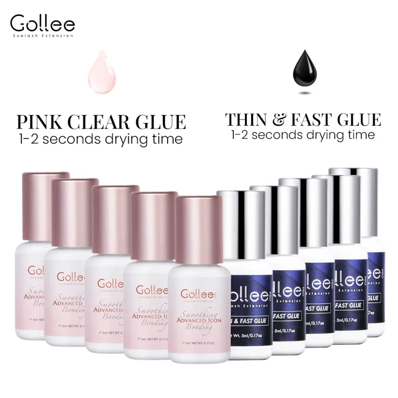 Gollee 0.5-1s Fast Dry Glue for Eyelash Extension Hypoallergenic Lash Extension Glue for Professional Artists Eyelashes Supplies — image 14