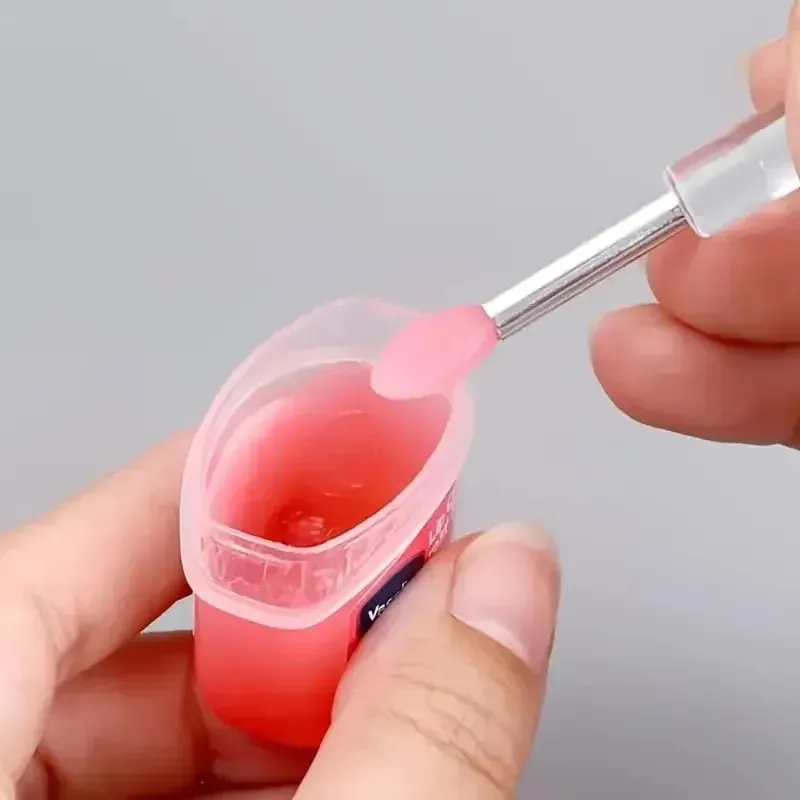 1/3PCS แบบพกพาซิลิโคนแปรงลิปสติก Soft Multifunctional Lip Balm Applicator ลิปสติก Lipgloss แปรงแต่งหน้า — image 5