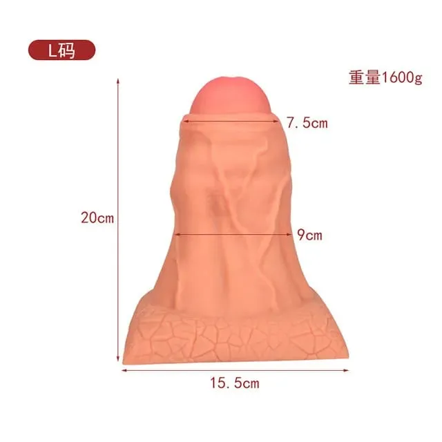 Riesiger Analplug Weiches Silikon Anus Expansionsdildo Butt Plug Vagina Stimulation Prostatamassage Anal Sexspielzeug für Männer Frauen Homosexuell — image 8