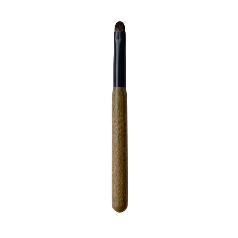 Professional Handmade Makeup Brushes 1PC Soft Squirrel Goat Hair Eye Shadow Blending Brush Green Sandalwood Handle Make Up Brush — image 8
