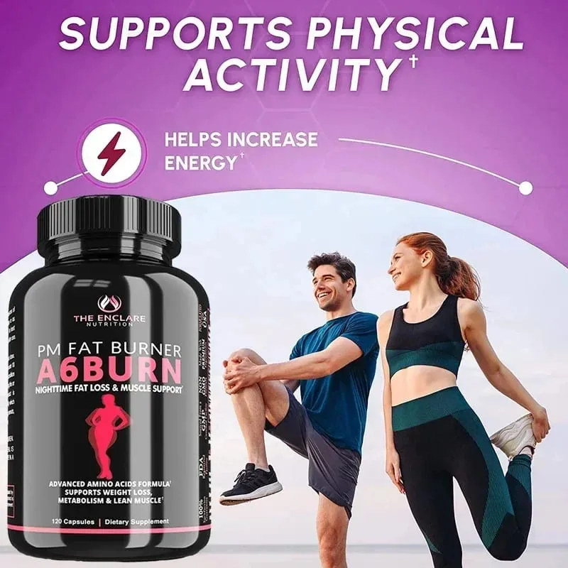 Night Slimming Fat Burning Capsules for Weight Loss Suppresses Appetite and Strongly Promotes Metabolism in Men and Women