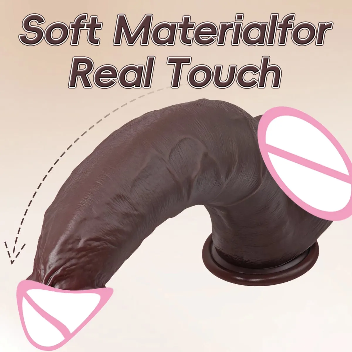 Dildi di realtà di grandi dimensioni Super lungo Butt Plug in silicone per singoli Masturbatori per uomini Donne Gay Dildo Sextoys Sex Shop 18+ — image 3