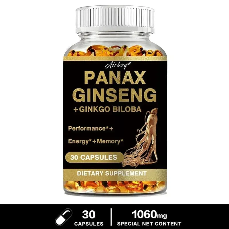 Panax Ginseng + Ginkgo Biloba - Podpora imunity Zlepšení fyzického výkonu Zlepšení paměti a udržení celkového zdraví — image 8
