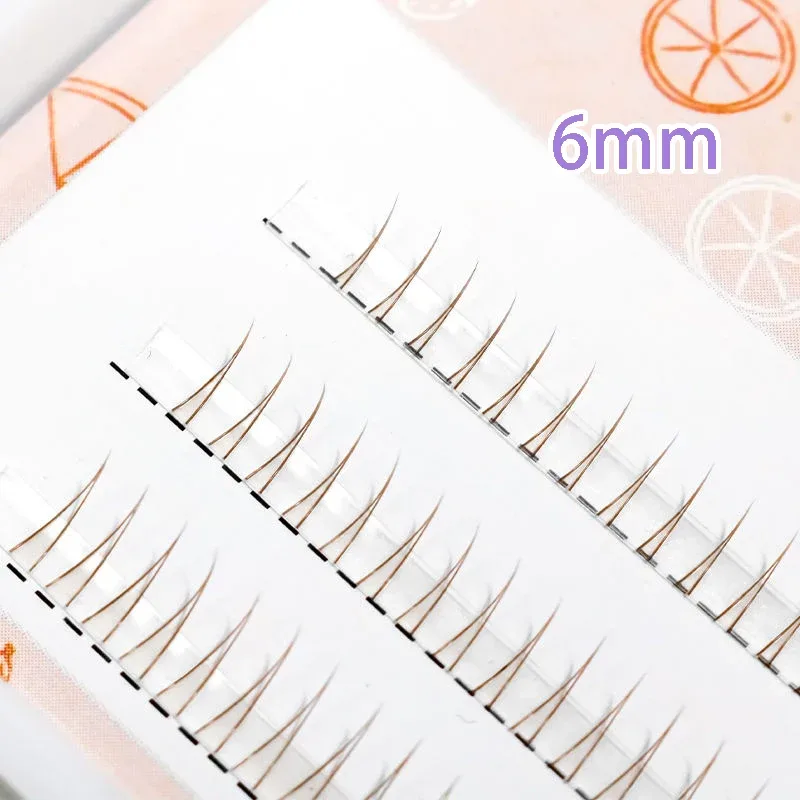 J Curl V Shape Under Eyelash Comic Eye Lashes Natural Bottom Lashes Soft Manga Eyelashes Bunches Eyelash Clusters Korean Makeup — image 18