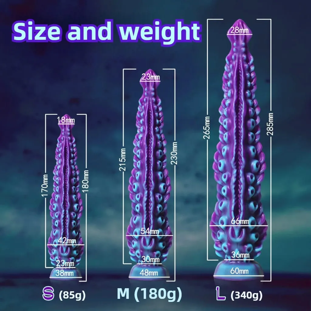 Fantasy Octopus Tentacle Anální dildo Dlouhá penetrační zástrčka Realistický stimulátor Gspot Sexuální hračka anální dilatátor 18+ — image 5