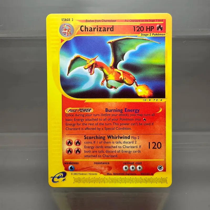 Charizard PTCG Single Collection Card 1. vydání 1996 Vmax Ex Rare Rainbow Card PKM Proxy karty Hračky Dárky — image 27