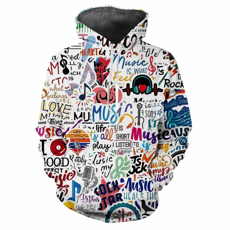 2024 Fashion Men's Hooded Printed Letter Pattern Sweatshirt Casual Long Sleeve Hooded Top Street Design Men's Sportswear — image 23