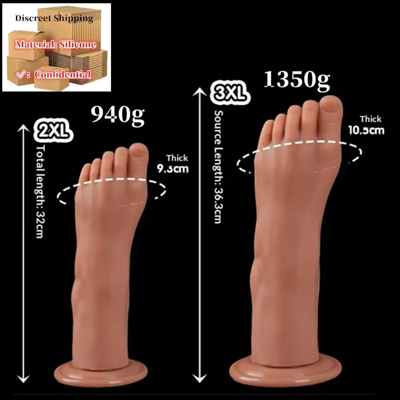 Styl nohou Anální kolík Velký silikonový zadek Hluboká masturbátor Dildo Dildo Stimulátor Anální Dildo Sexuální hračka pro dospělé pro ženy 성인용품 — image 21