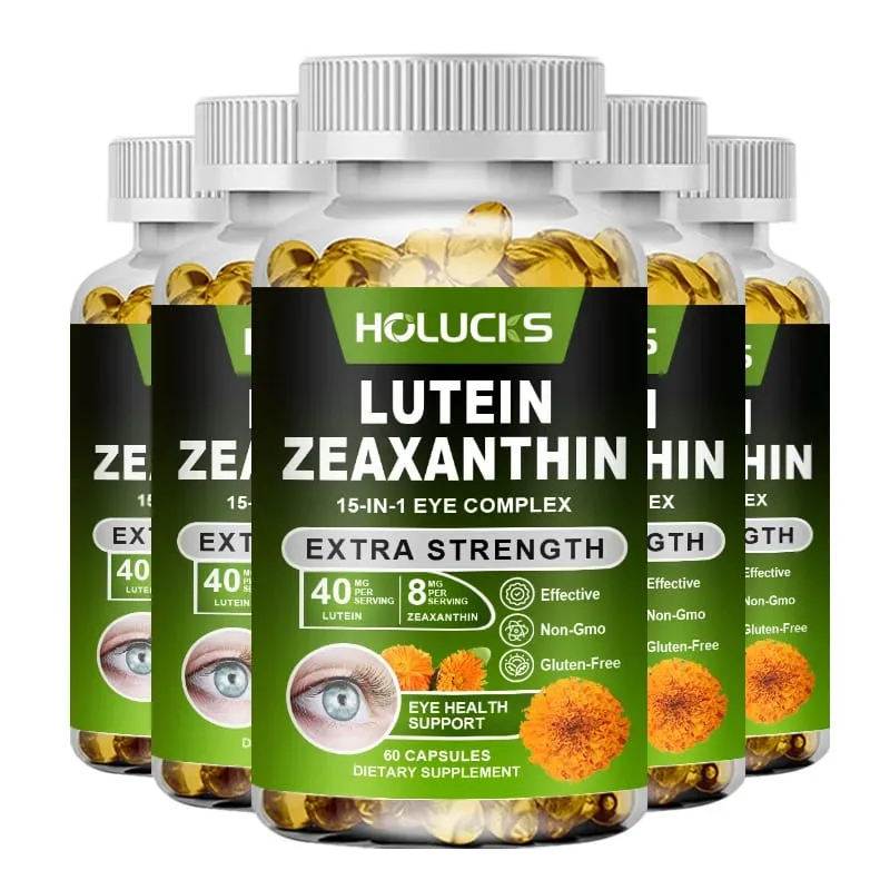 Fortschrittliches Lutein- und Zeaxanthin-Ergänzungsmittel mit Vitamin E für die Gesundheit der Makula und die Klarheit der scharfen Sehlinse sowie die Nachtsicht. Ohne Gentechnik — image 8