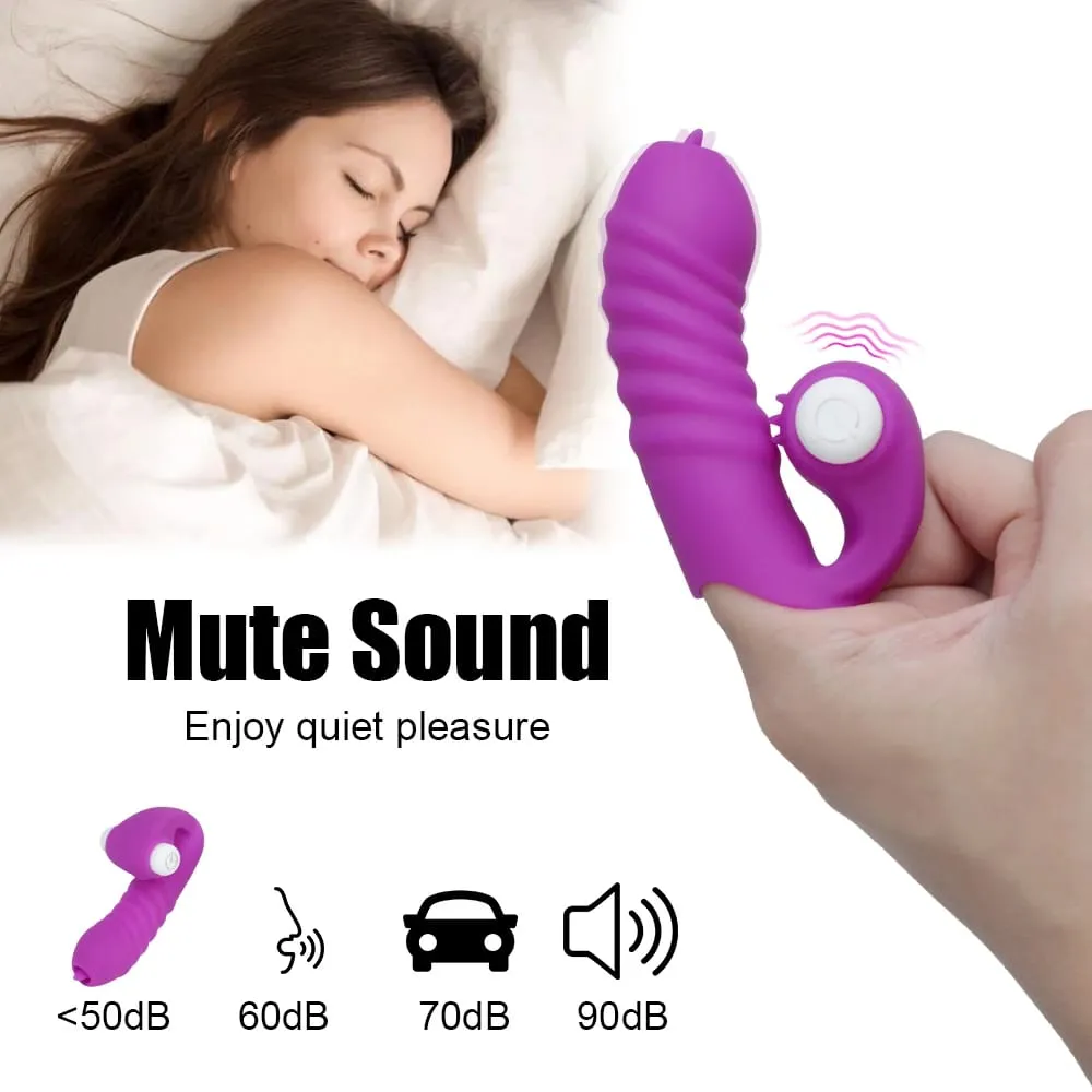 Vibrateurs à manches de doigt pour femmes, stimulateur de Clitoris, lèche vaginale, Plug Anal, masturbateur féminin, jouets sexuels érotiques pour Couples — image 2