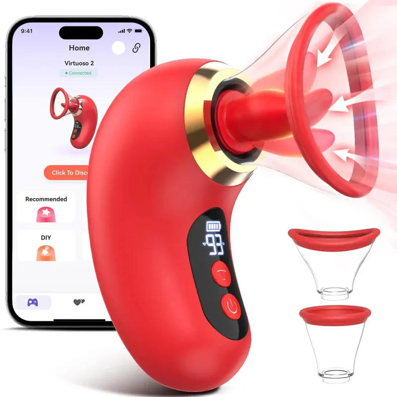 2025 Baru Ayunan Lidah Menjilat Vibrator Menyucuk Dildo Puting Perangsang Klitoris Melancap Wanita Alat Seks Oral untuk Wanita — image 9