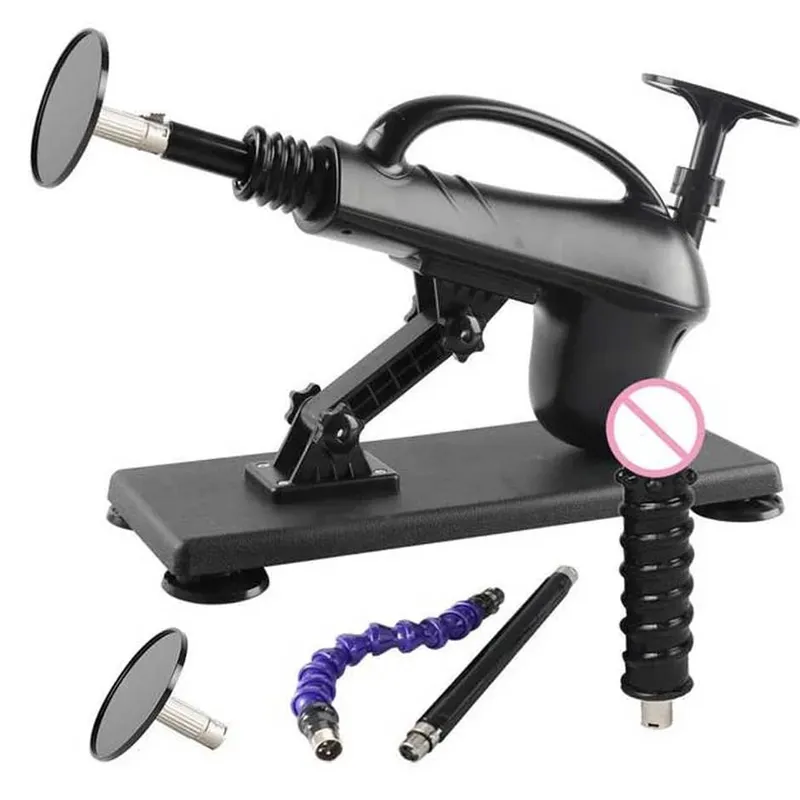 Machine de Masturbation automatique Portable pour femmes, avec gros gode, jouet sexuel pour hommes, pistolet de pompage pour Couples, A2SS-Portable — image 9