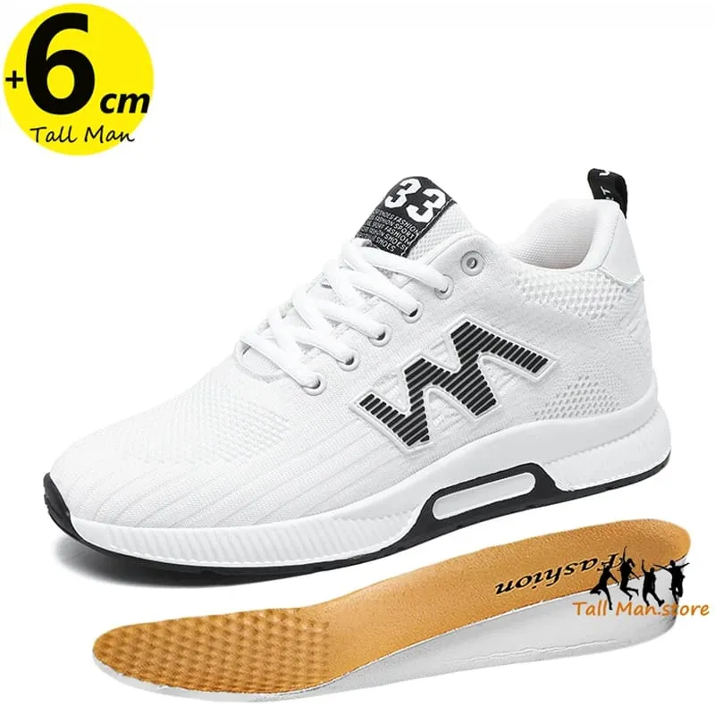 Klobige Turnschuhe für Herren, Aufzug, Höhenerhöhung, Einlegesohle, 6 cm, Sport, Übergröße 37–46 — image 8