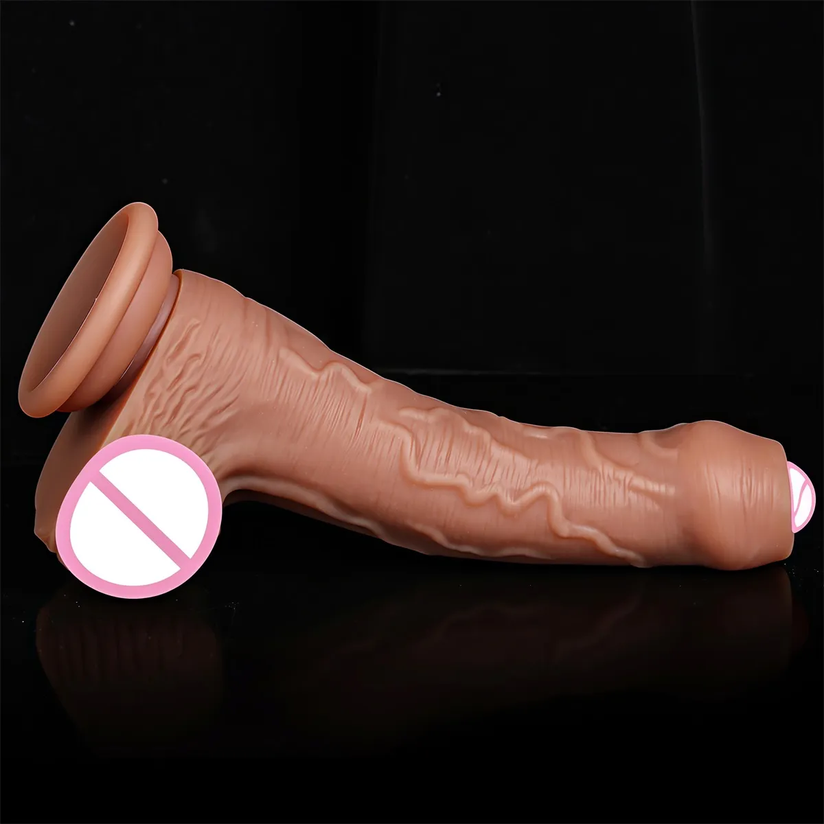 Pas cher doux bite réaliste Strapon gros gode peau sentir petit pénis Double Silicone ventouse bite Gay Anal jouets sexuels hommes femmes — image 5